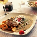 Mia Lounge Bar mushroom sauce